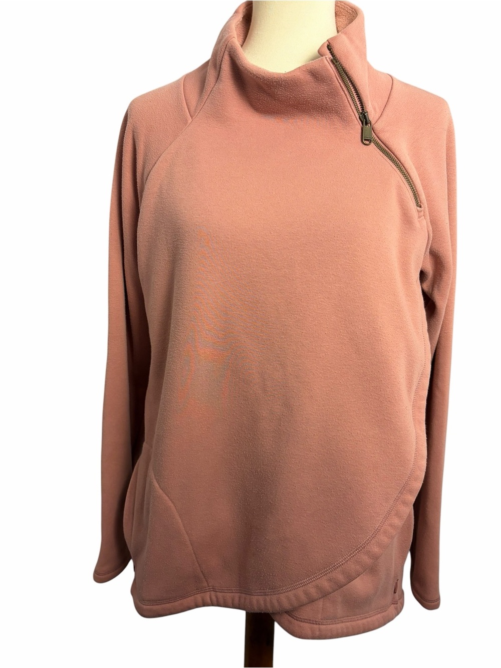 Athleta Cozy Karma Asym Pullover Size M - Picture 2 of 7